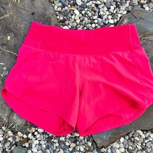 Lululemon speed up 4 inch size 2